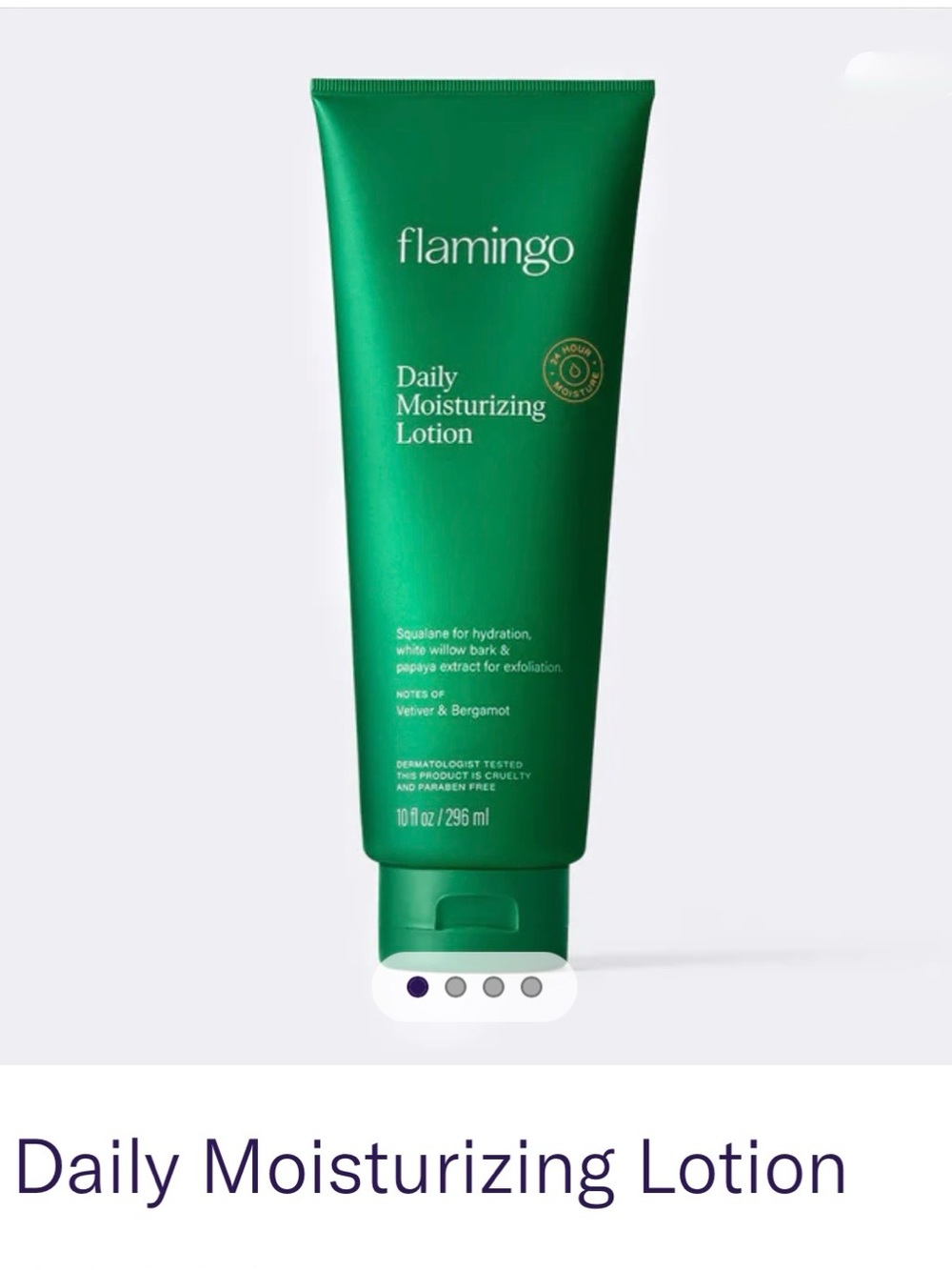 flamingo Daily Moisturizing Lotion — Green